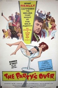 The Party's over 1965 poster