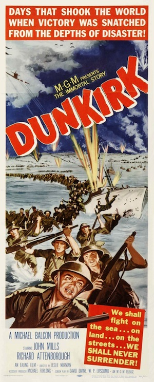 Dunkirk, film de 1958 (affiche)