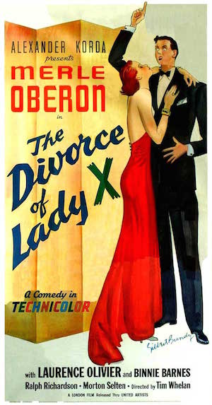 Le Divorce de Lady X (affiche)
